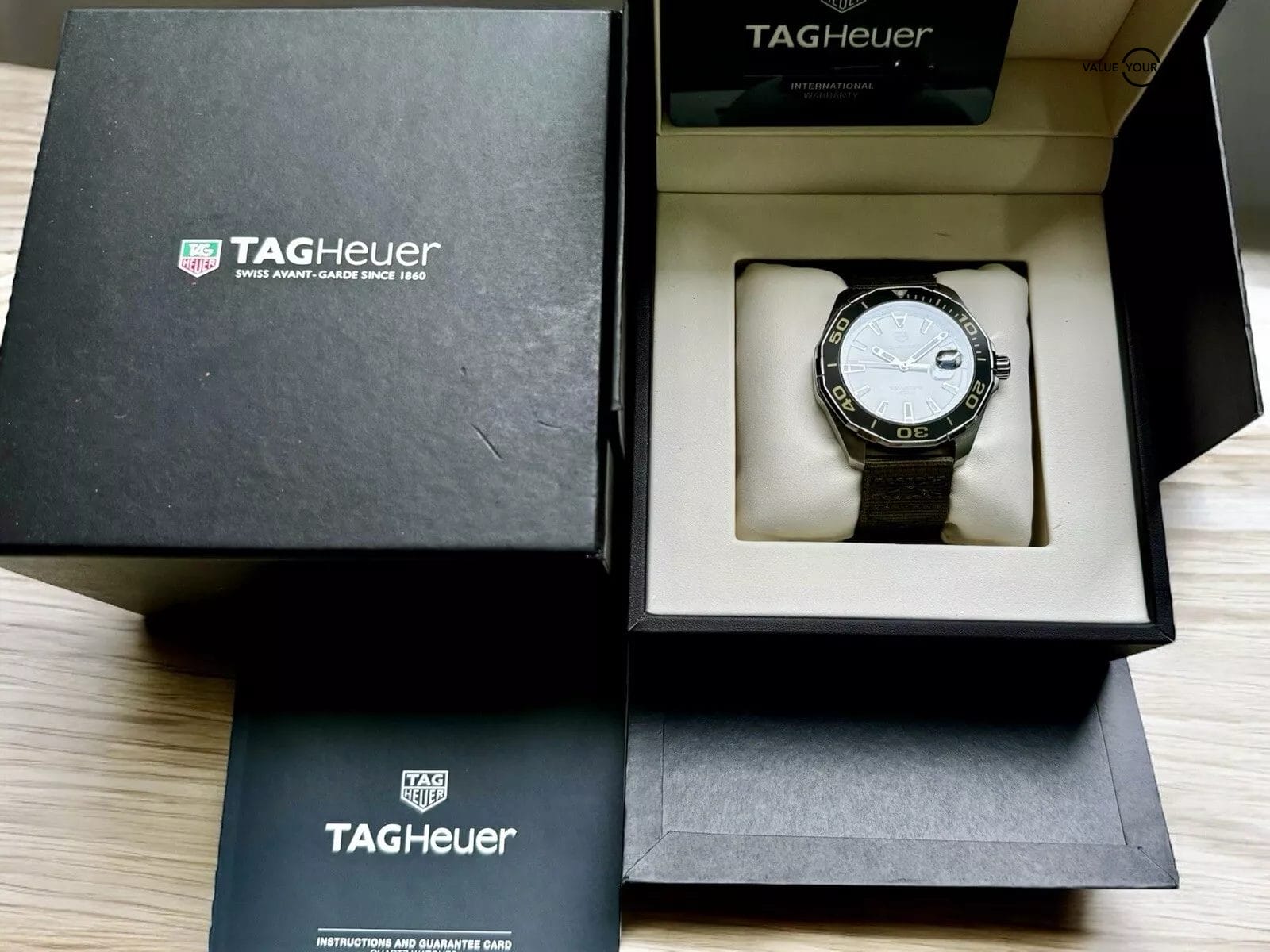 TAG Heuer Aquaracer 43mm Green Men's Watch - WAY101E - Image 3