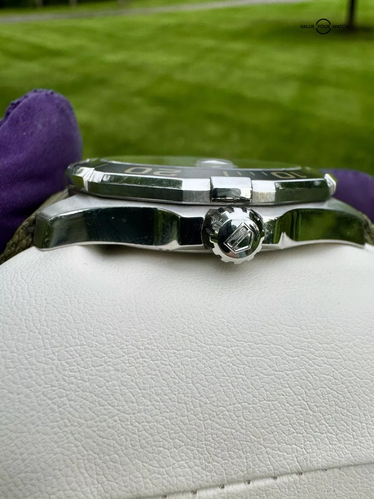 TAG Heuer Aquaracer 43mm Green Men's Watch - WAY101E - Image 13