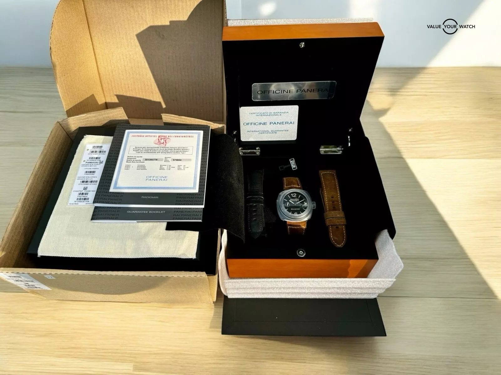 Panerai Radiomir PAM00292 Black Seal Ceramic 45mm Box & Papers - Image 3