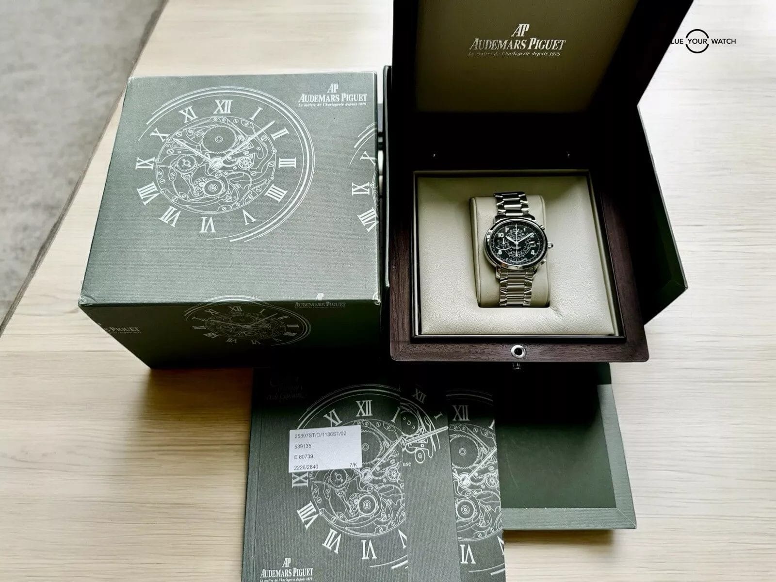 Audemars Piguet 時計用ボックス AUDEMARS PIGUET MILLENARY 41mm CHRONOGRAPH STAINLESS STEEL