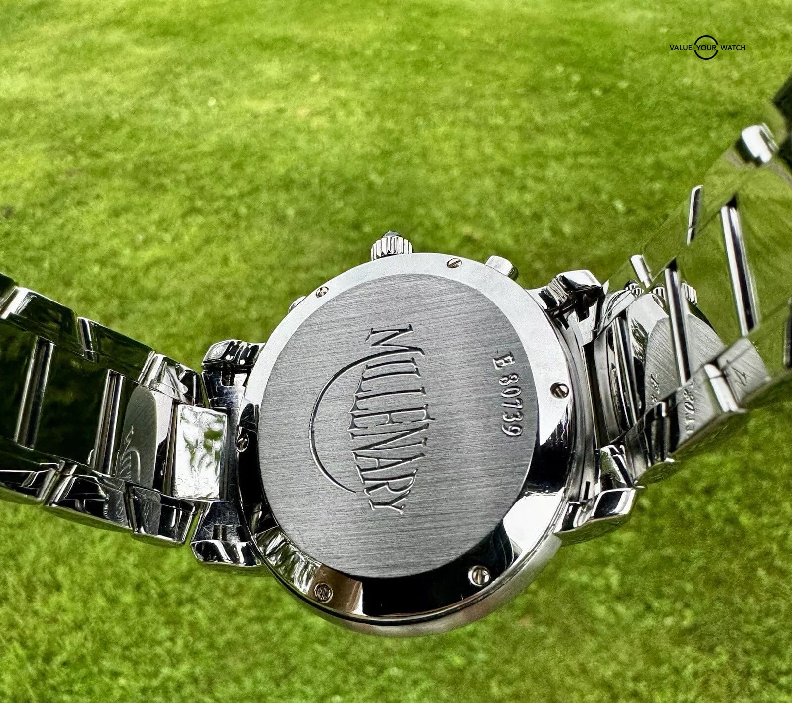 AUDEMARS PIGUET MILLENARY 41mm CHRONOGRAPH STAINLESS STEEL WATCH 25897ST W/ B/P - Image 10