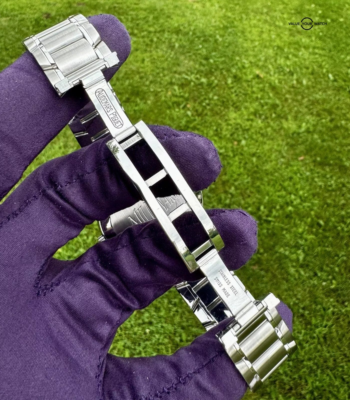 AUDEMARS PIGUET MILLENARY 41mm CHRONOGRAPH STAINLESS STEEL WATCH 25897ST W/ B/P - Image 11