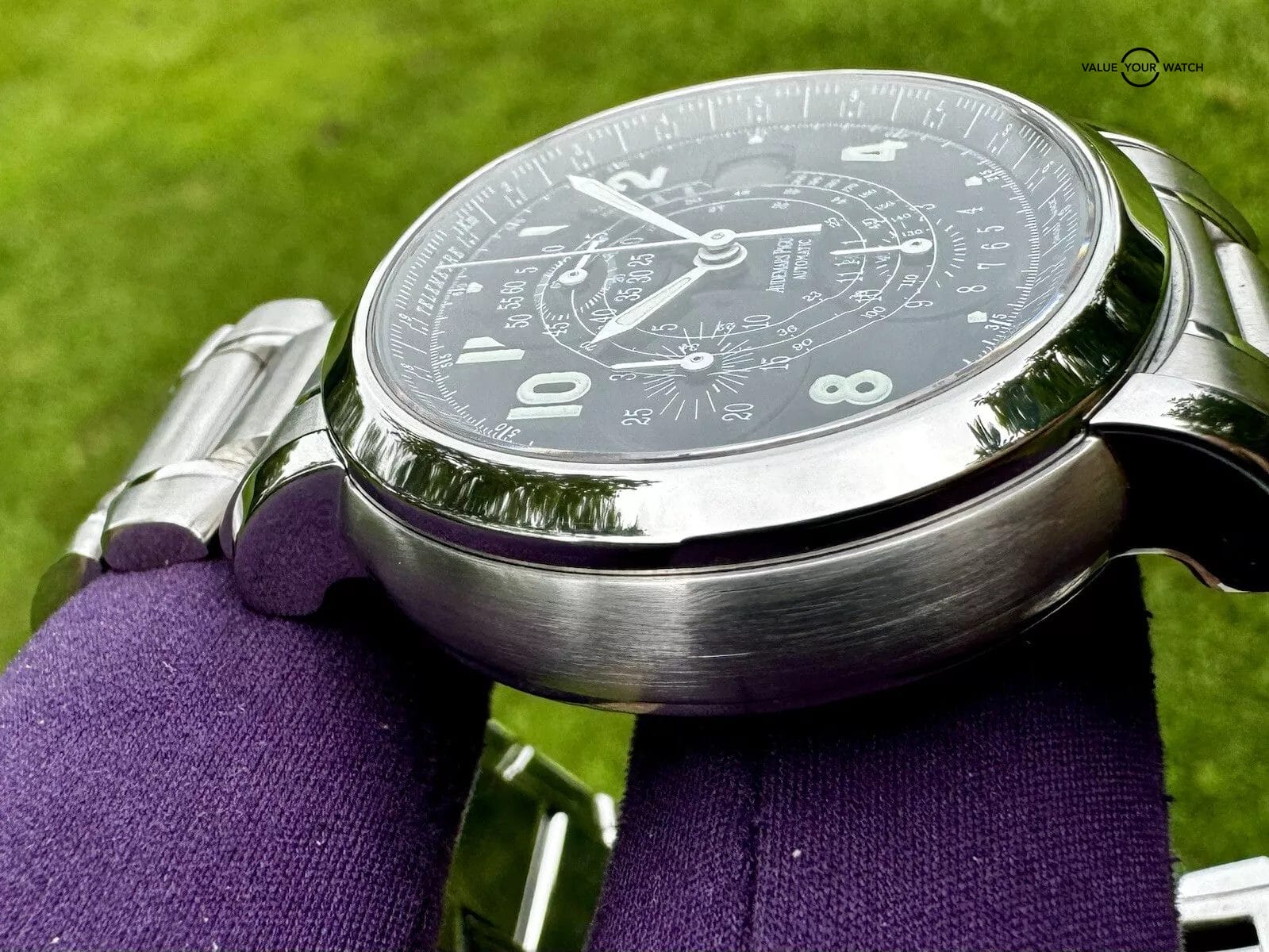 AUDEMARS PIGUET MILLENARY 41mm CHRONOGRAPH STAINLESS STEEL WATCH 25897ST W/ B/P - Image 17