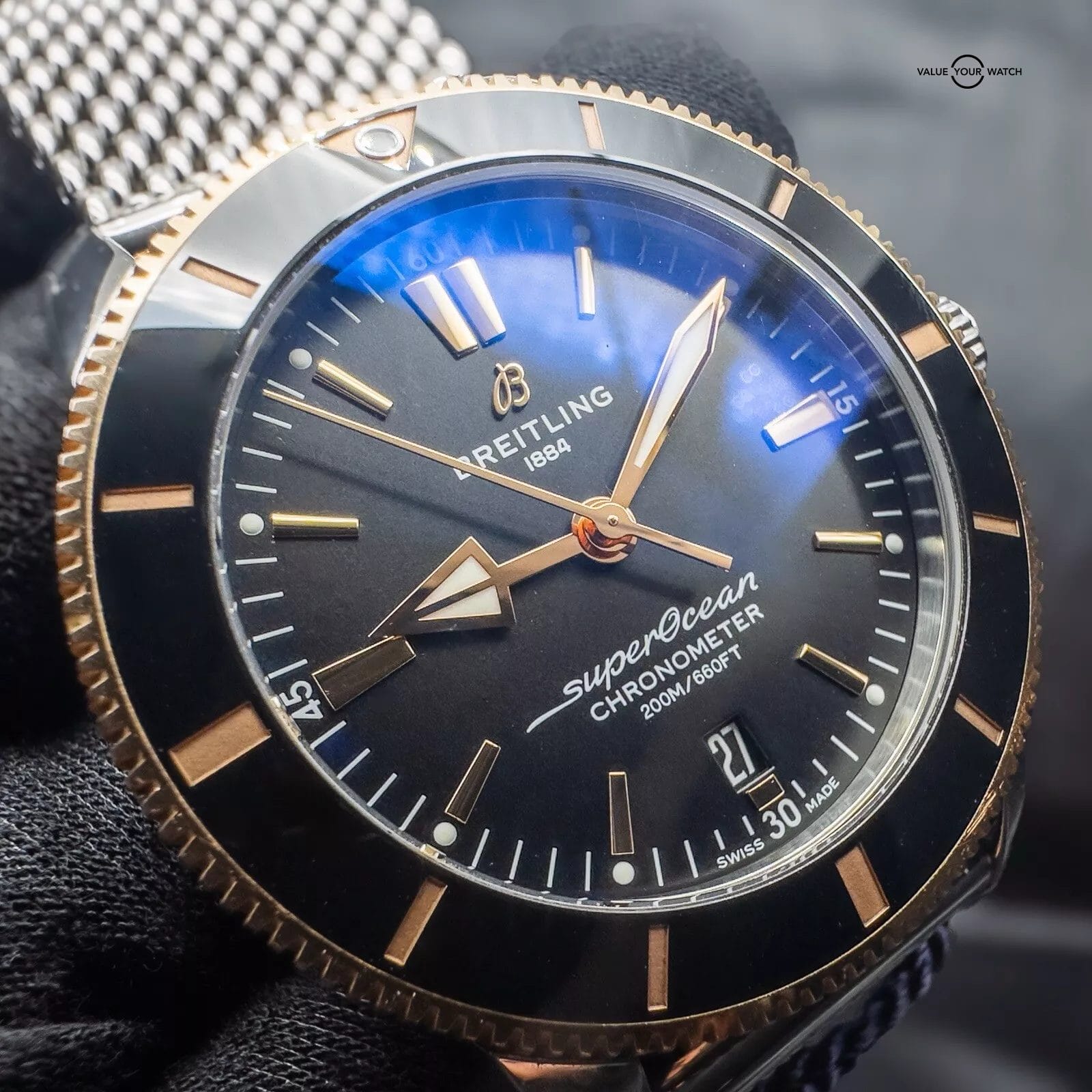 Breitling Superocean Heritage B20 Red Gold 44mm UB2030 Complete Set & Warranty - Image 6