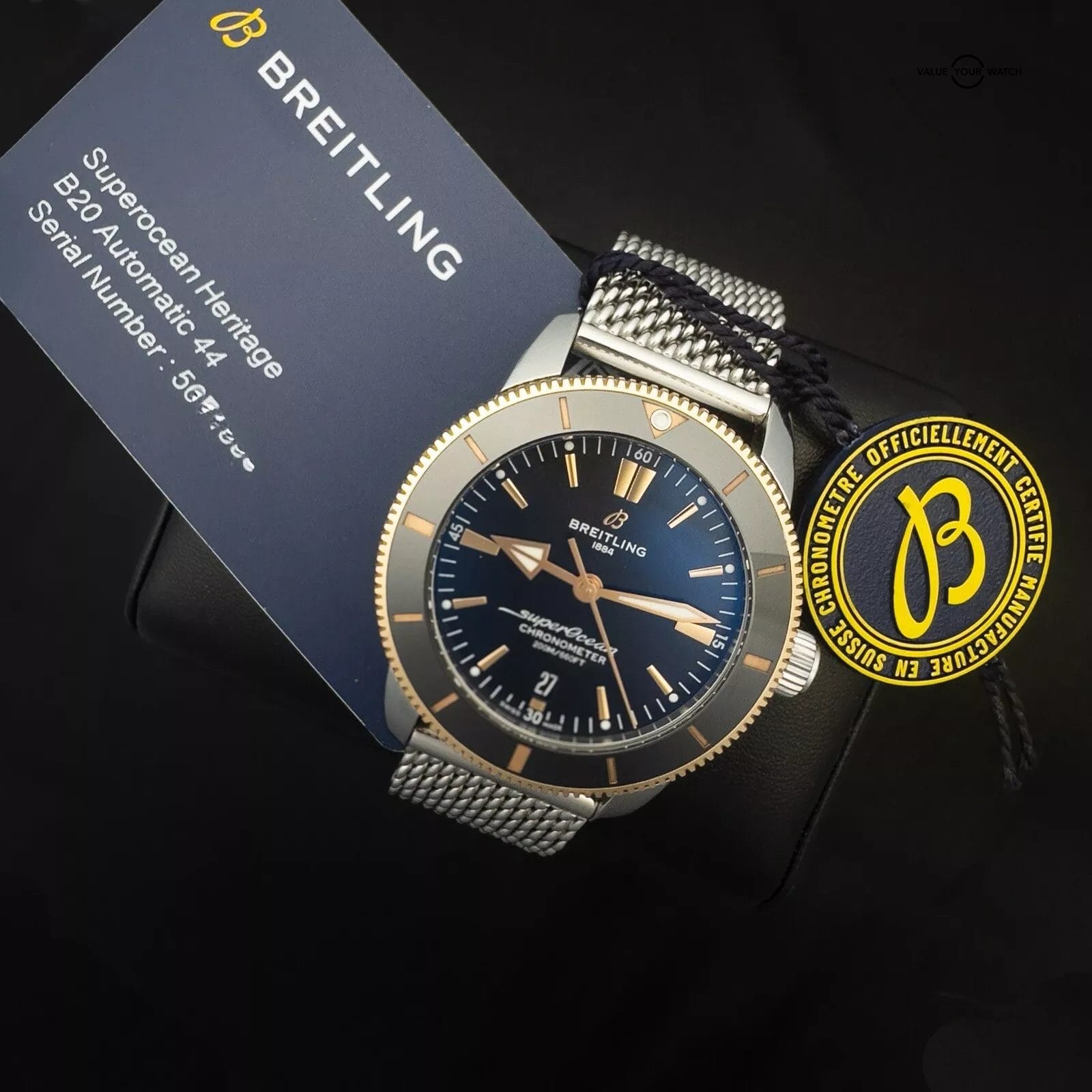 Breitling Superocean Heritage B20 Red Gold 44mm UB2030 Complete Set & Warranty - Image 5