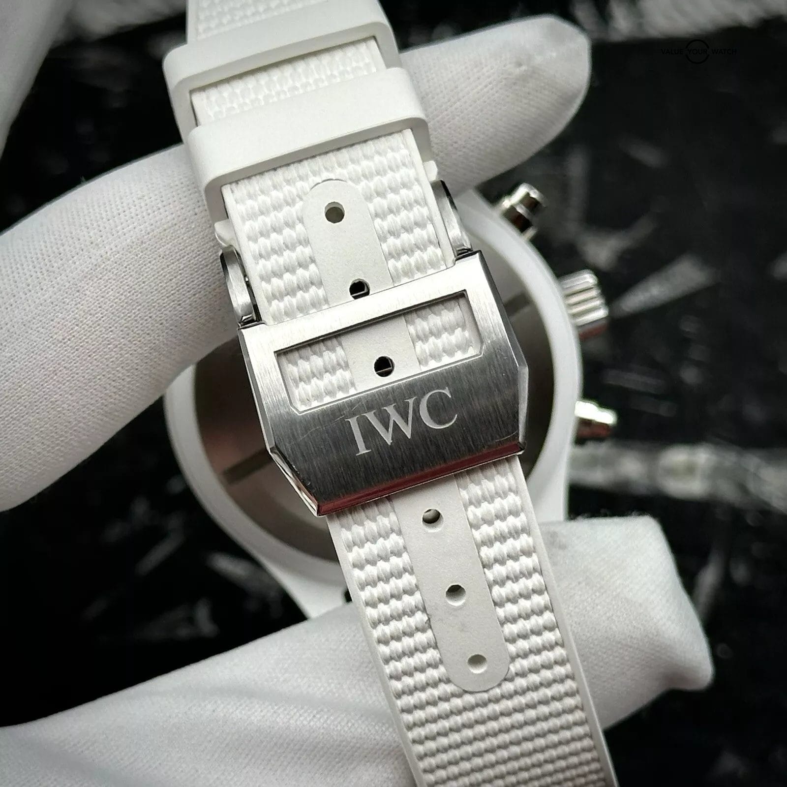 IWC Pilot Chronograph Top Gun Lake Tahoe IW389105 White Ceramic Complete 2023 45 - Image 4