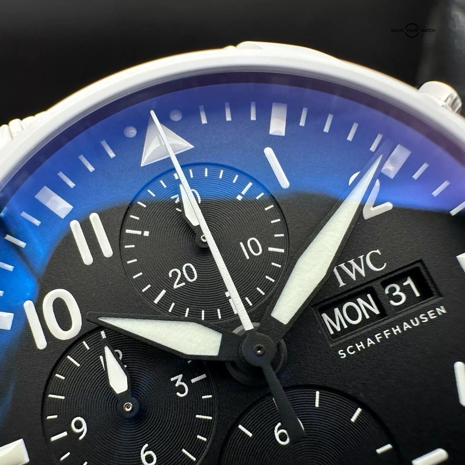 IWC Pilot Chronograph Top Gun Lake Tahoe IW389105 White Ceramic Complete 2023 45 - Image 7