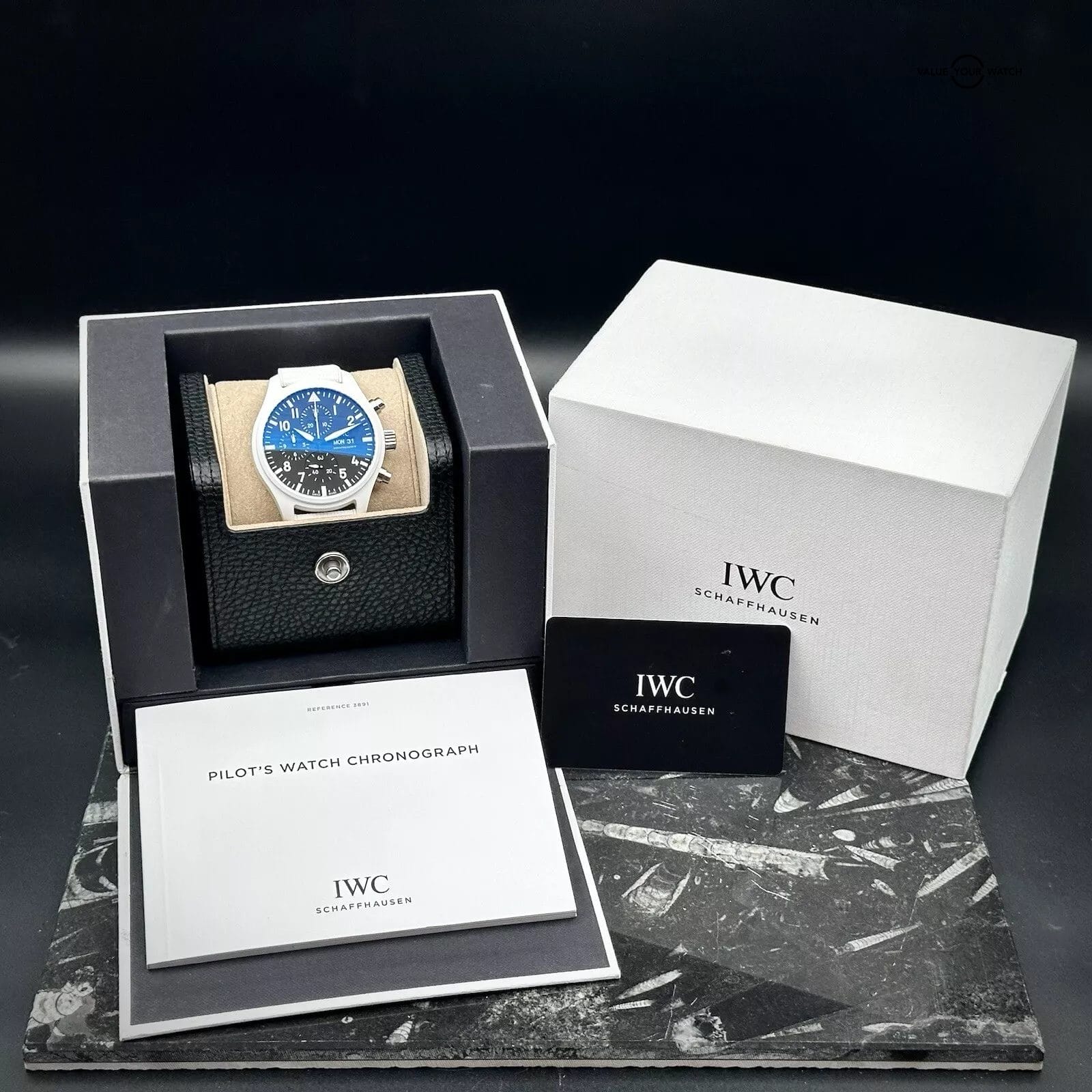 IWC Pilot Chronograph Top Gun Lake Tahoe IW389105 White Ceramic Complete 2023 45 - Image 8