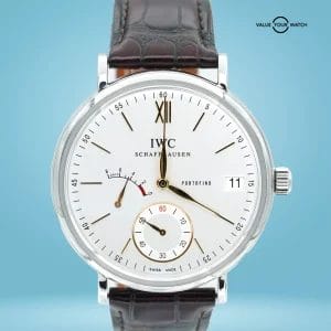IWC Portofino Hand Wound 8 Days IW510103 45mm Stainless Steel BOXES/PAPERS!