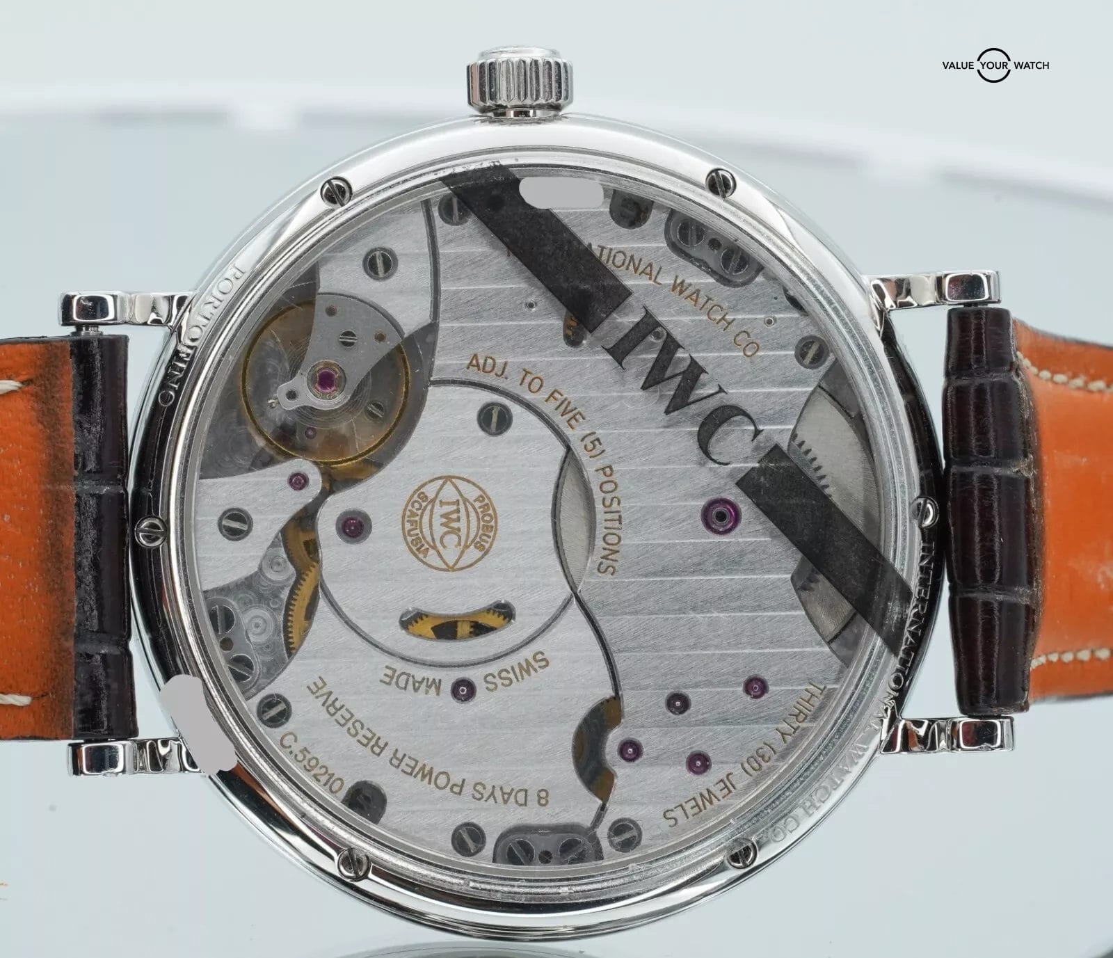 IWC Portofino Hand Wound 8 Days IW510103 45mm Stainless Steel BOXES/PAPERS! - Image 5