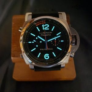 PANERAI LUMINOR 1950 3 DAY REGATTA CHRONO FLYBACK 47MM BLACK DIAL &#8211; PAM00526