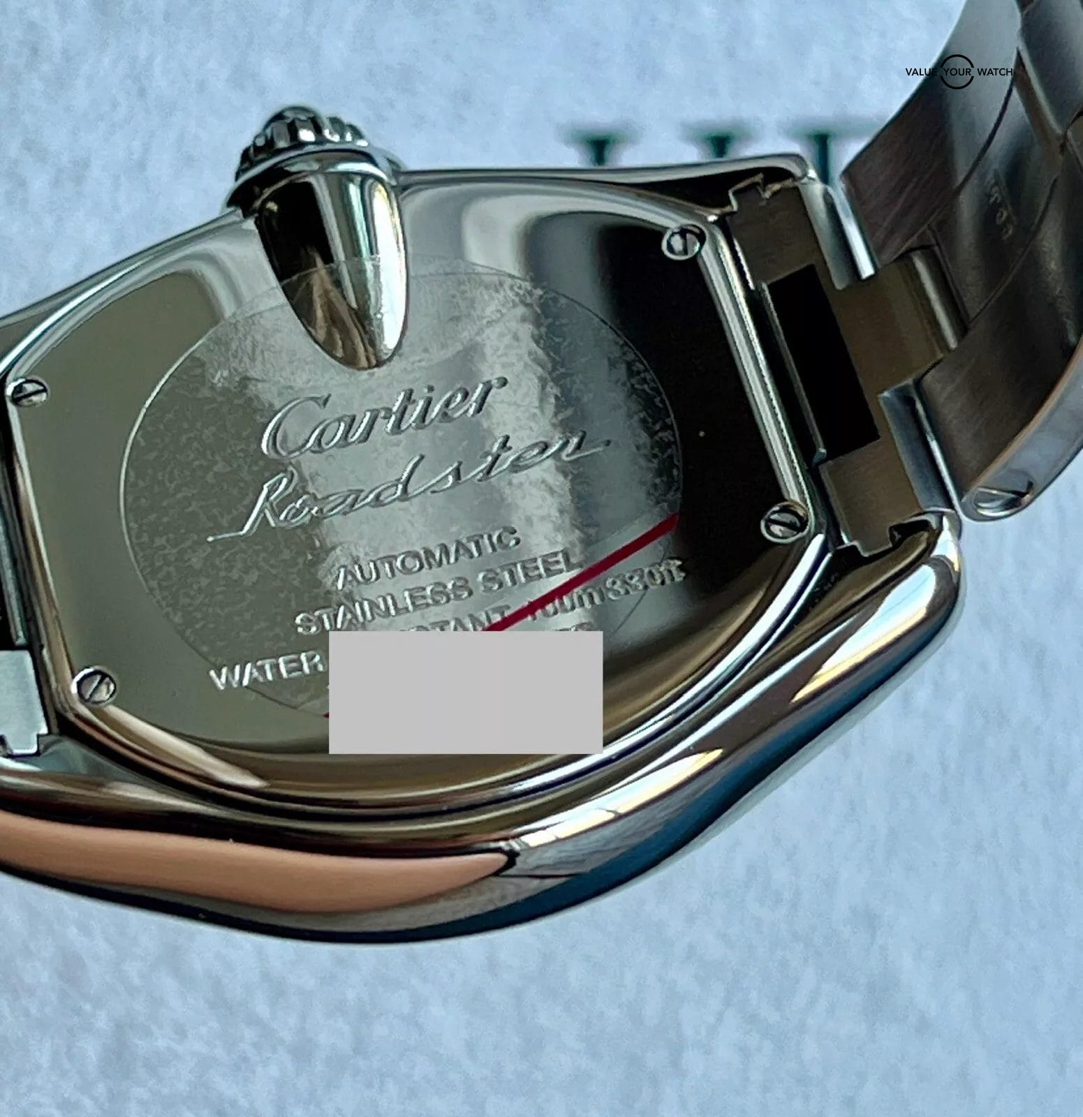 Cartier Roadster XL W62032X6 Large Bracelet And Unworn Leather Strap - Image 6