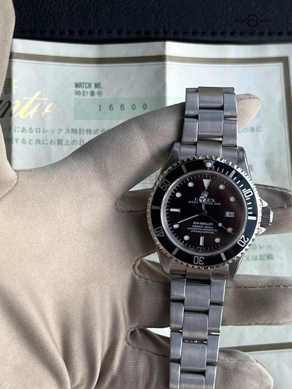 Rolex Sea-Dweller 16600 Oyster Bracelet with Papers - Image 4