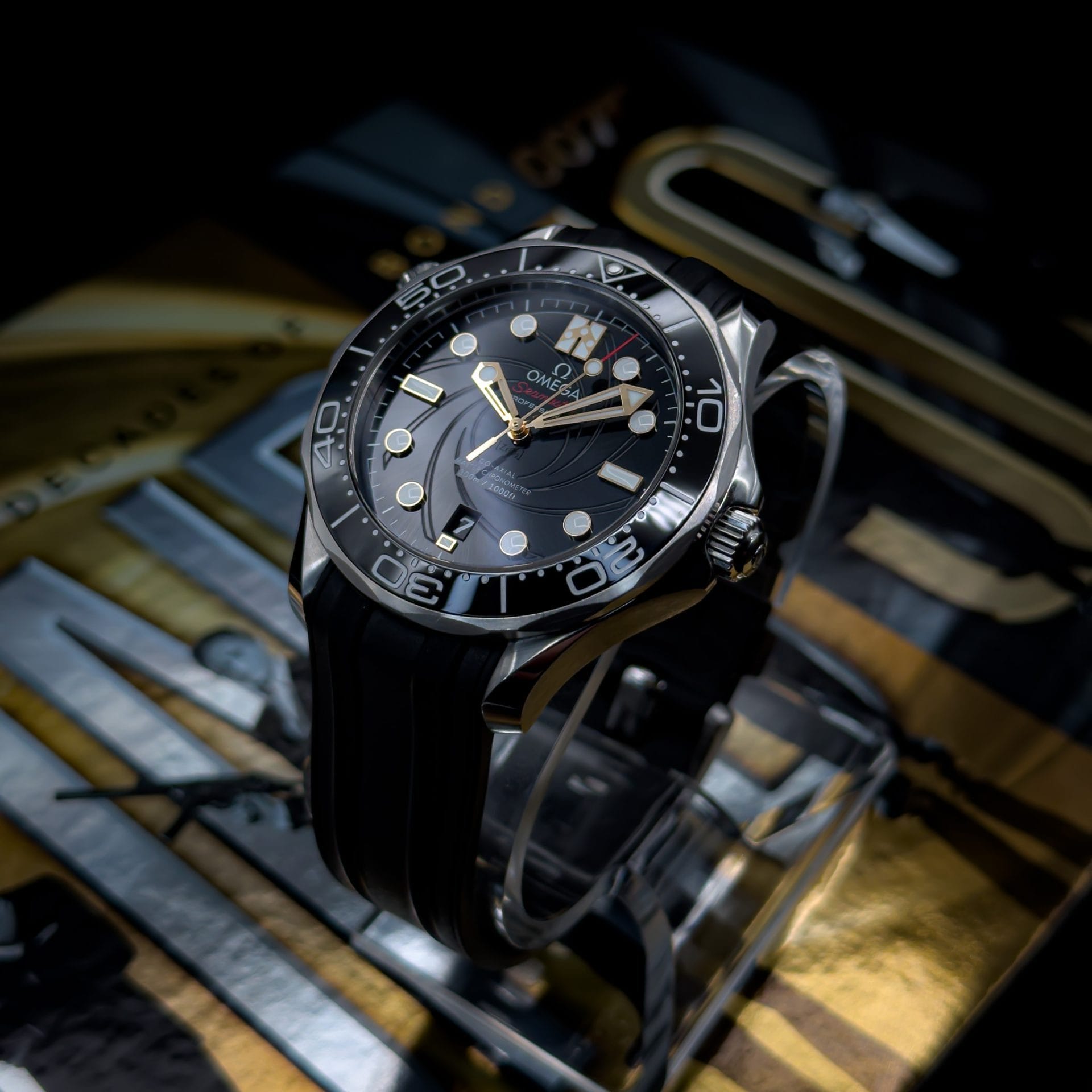 Omega Seamaster Diver 300m James Bond 007 Limited Edition 3 Watch Collectors Set Ref: 212.30.41.20.01.001, 210.22.42.20.01.004, 212.32.41.20.04.001 - Image 36