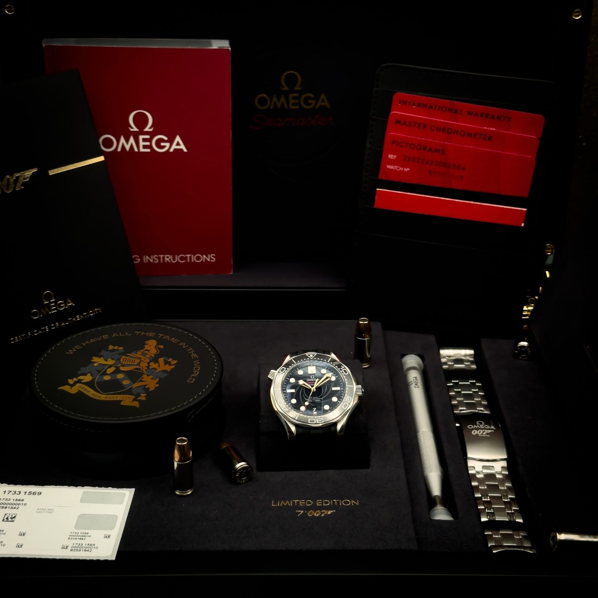 Omega Seamaster Diver 300m James Bond 007 Limited Edition 3 Watch Collectors Set Ref: 212.30.41.20.01.001, 210.22.42.20.01.004, 212.32.41.20.04.001 - Image 27