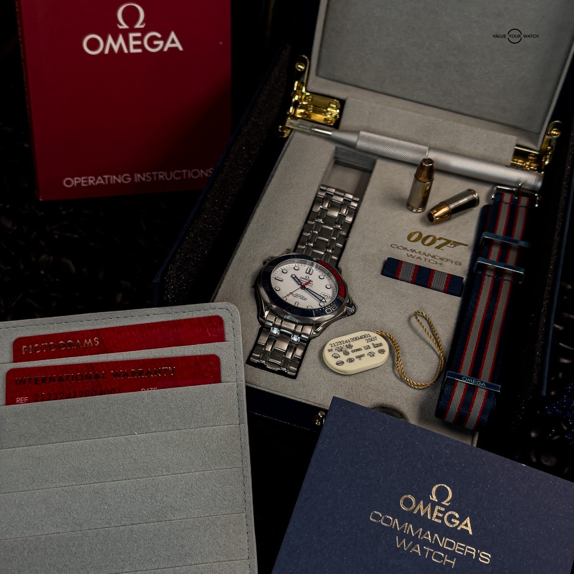 Omega Seamaster Diver 300m James Bond 007 Limited Edition 3 Watch Collectors Set Ref: 212.30.41.20.01.001, 210.22.42.20.01.004, 212.32.41.20.04.001 - Image 4