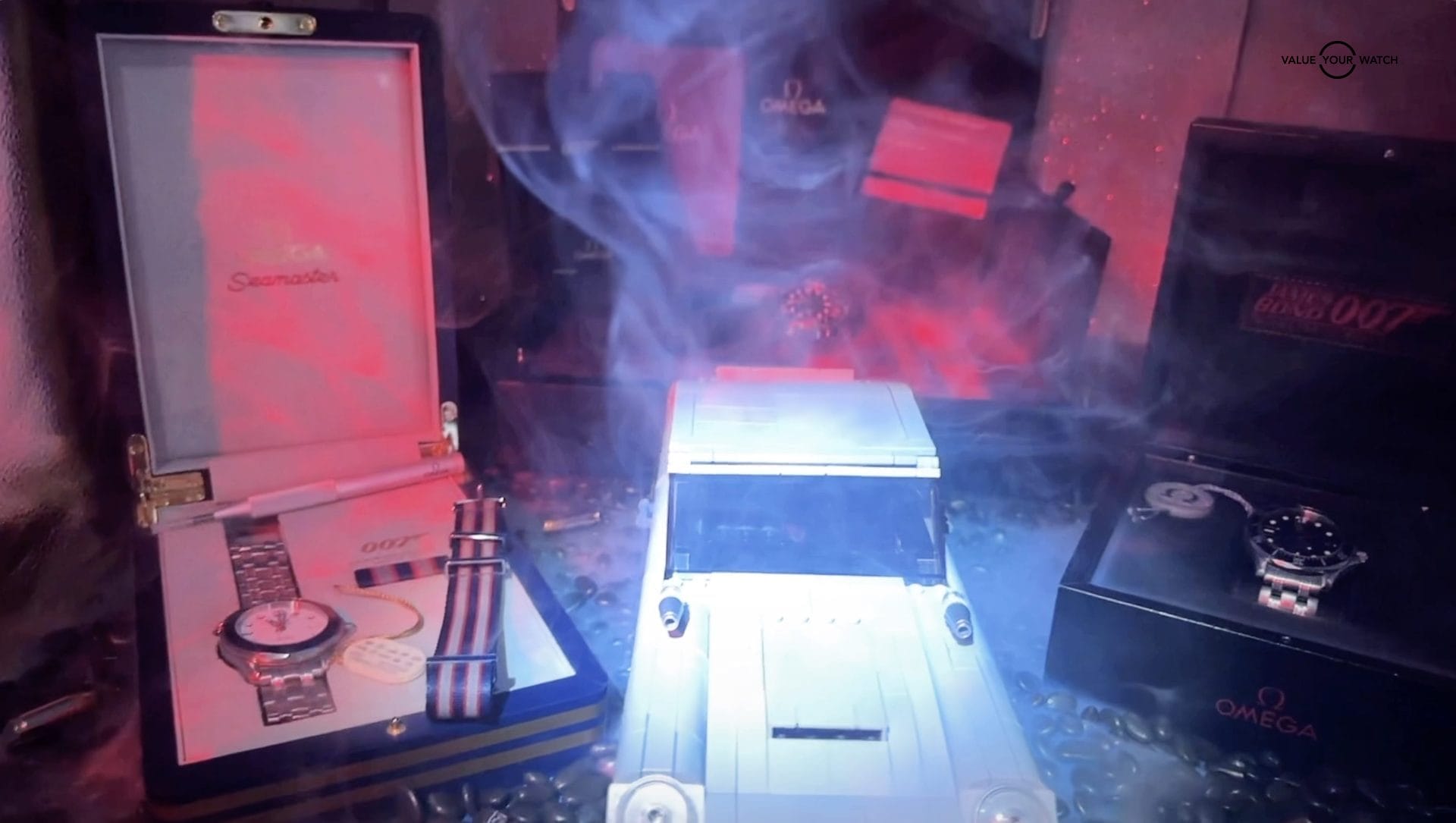 Omega Seamaster Diver 300m James Bond 007 Limited Edition 3 Watch Collectors Set Ref: 212.30.41.20.01.001, 210.22.42.20.01.004, 212.32.41.20.04.001