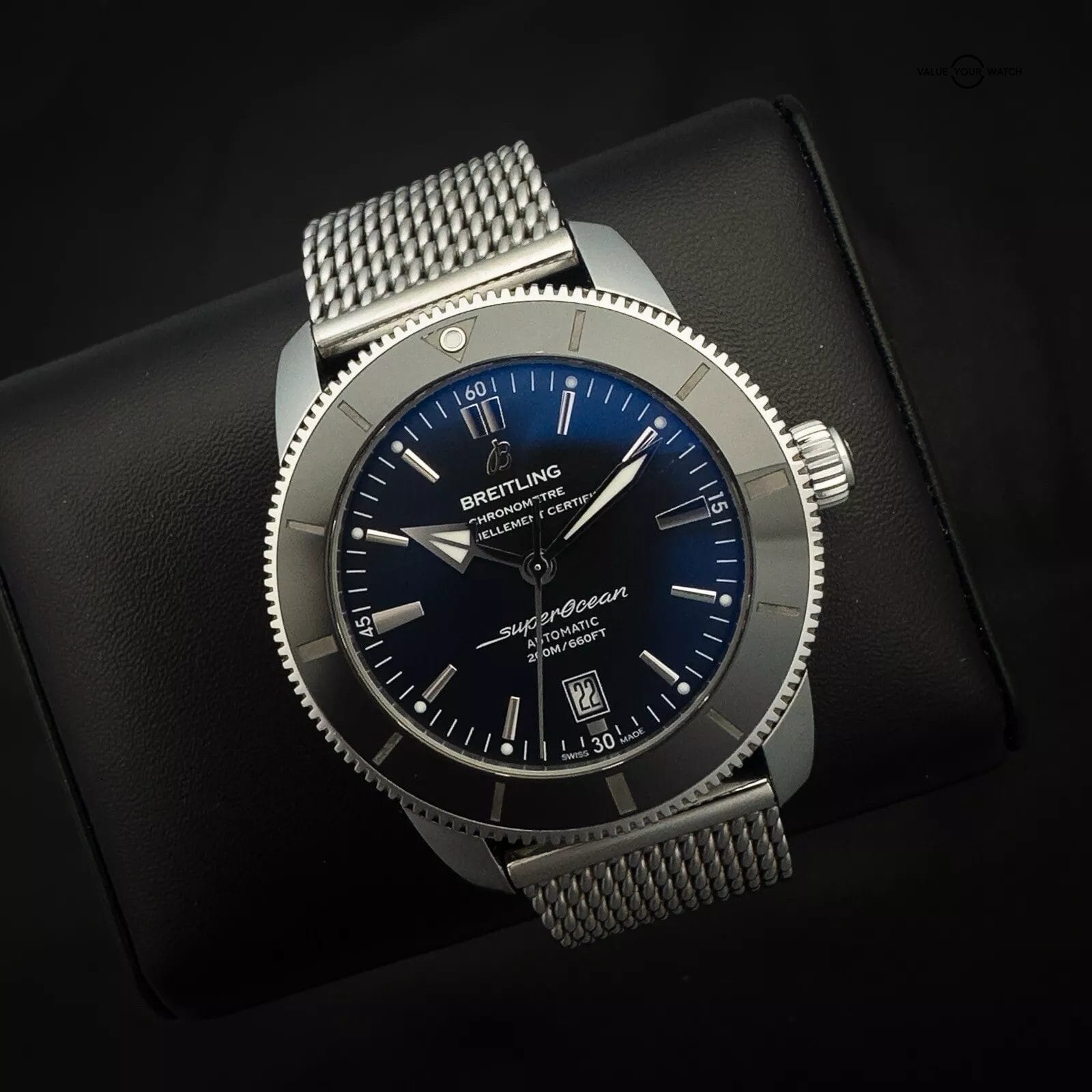 Breitling Superocean Heritage II B20 46mm AB2020 Complete Set on Steel Bracelet - Image 12