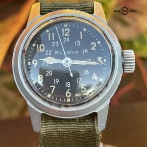 Bulova A17A Hack MIL-W-6433A US Military Issued Navigator Field Watch Estate Run