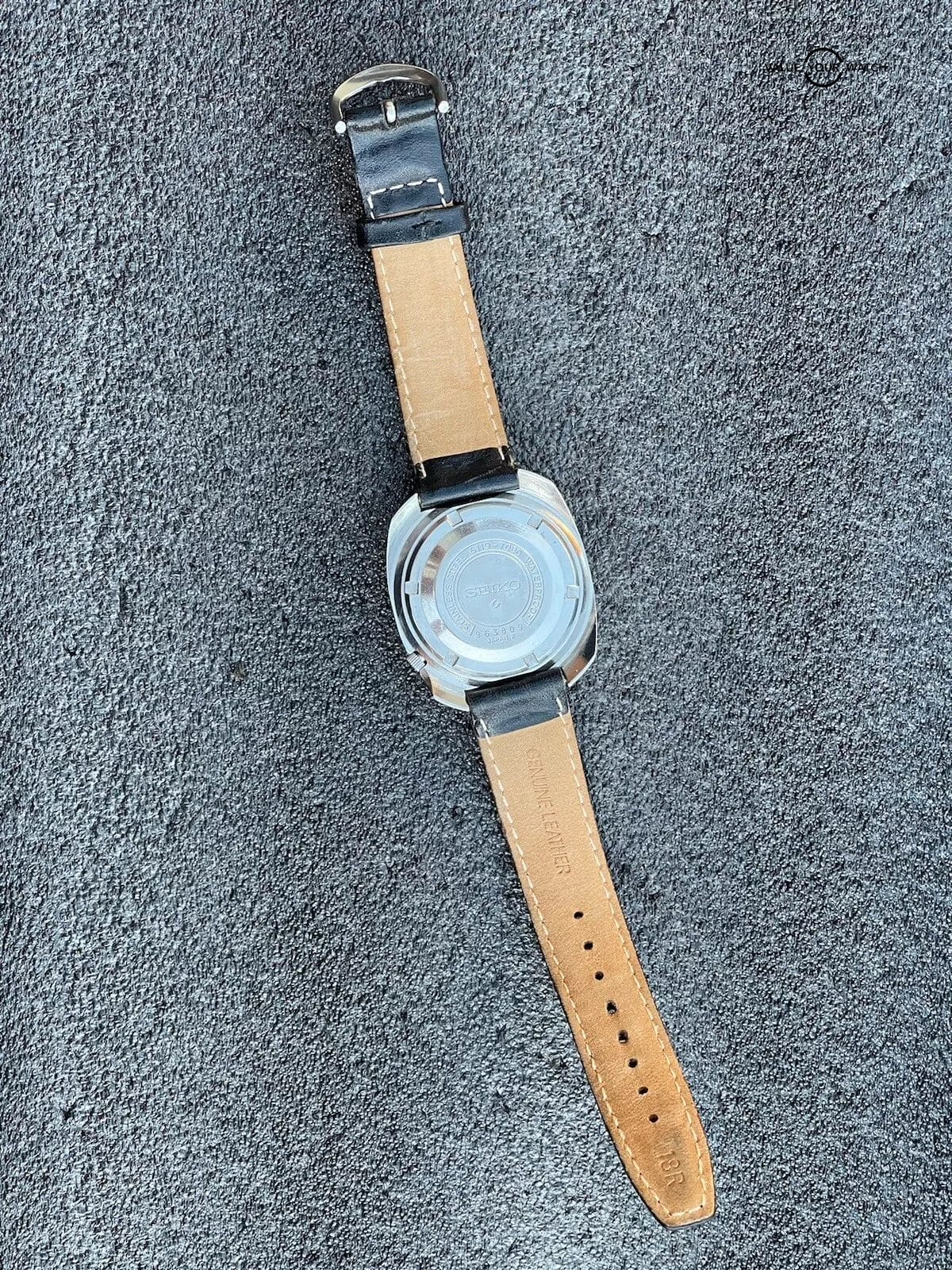 Vintage Seiko 5 Cushion Case 6119-7080 Crosshair Dial Day Date Watch Estate Runs - Image 5