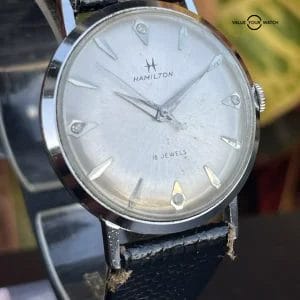 Auth. Hamilton Manual Wind Watch 18 Jewels Model 736 USA Estate Sale Running