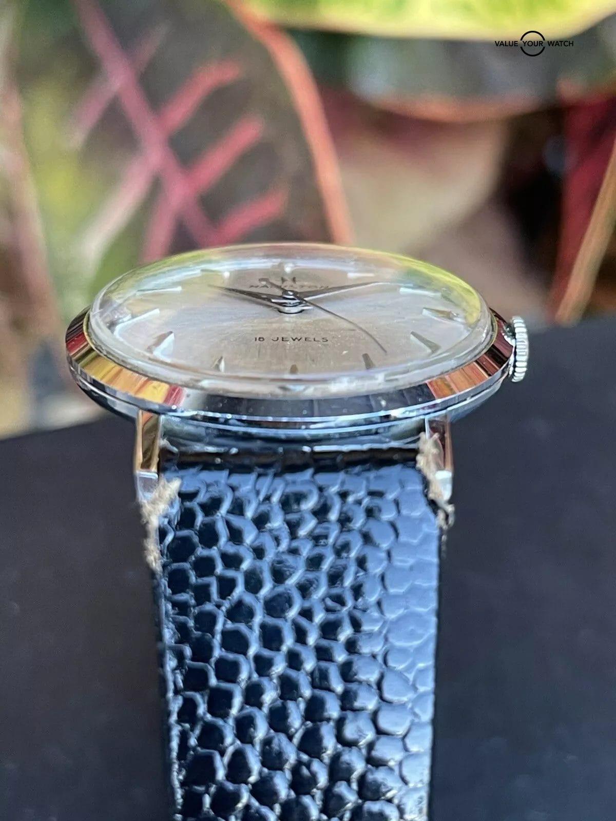 Auth. Hamilton Manual Wind Watch 18 Jewels Model 736 USA Estate Sale Running - Image 4