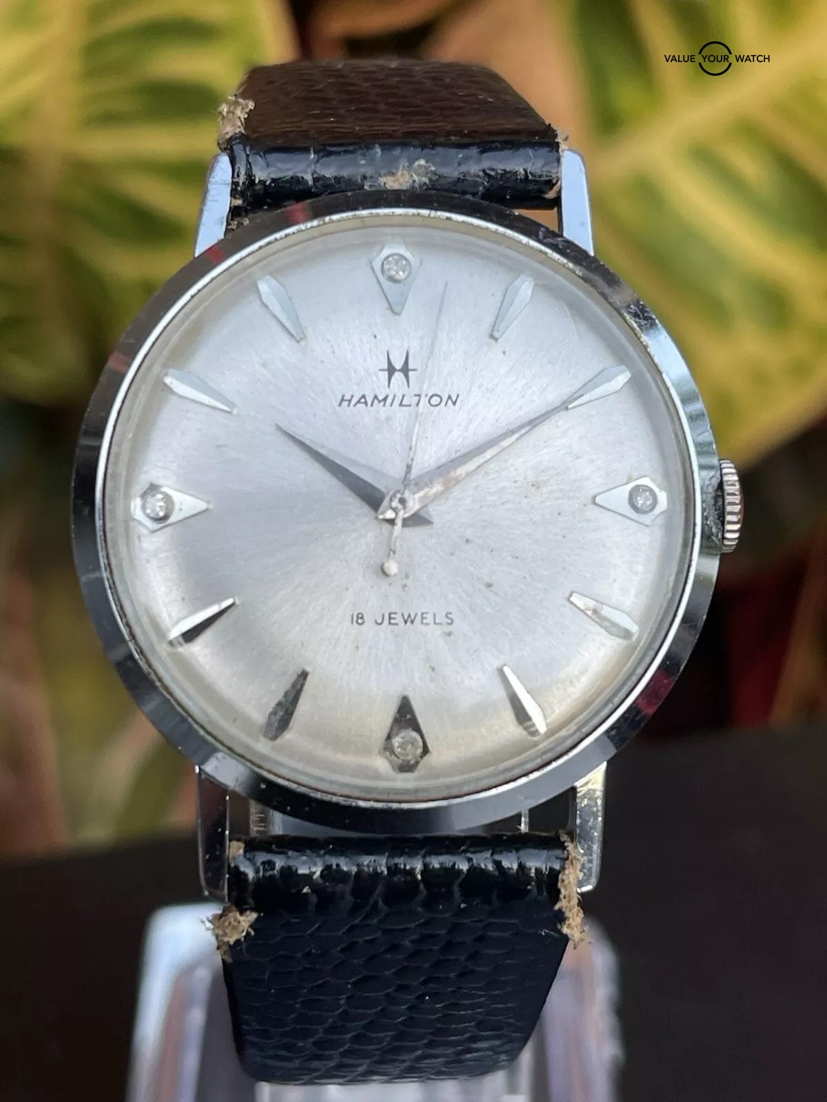 Auth. Hamilton Manual Wind Watch 18 Jewels Model 736 USA Estate Sale Running - Image 8