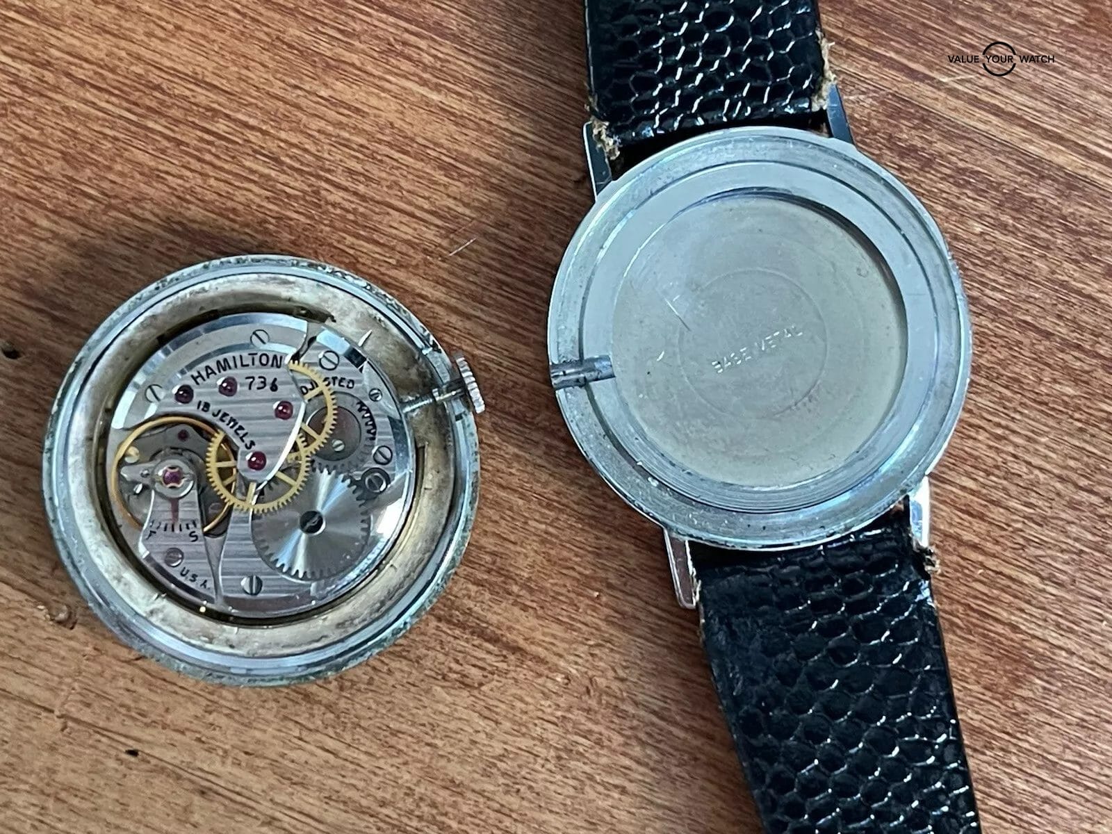 Auth. Hamilton Manual Wind Watch 18 Jewels Model 736 USA Estate Sale Running - Image 12