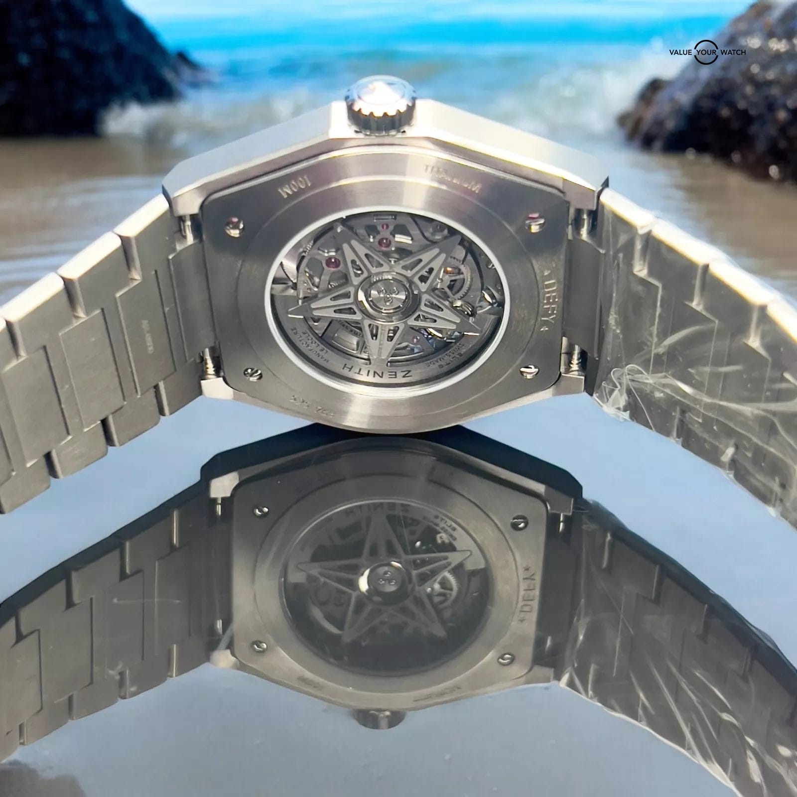 Zenith Defy Classic Titanium Skeleton Dial Men's Watch - 95.9000.670/78.M9000 - Image 5