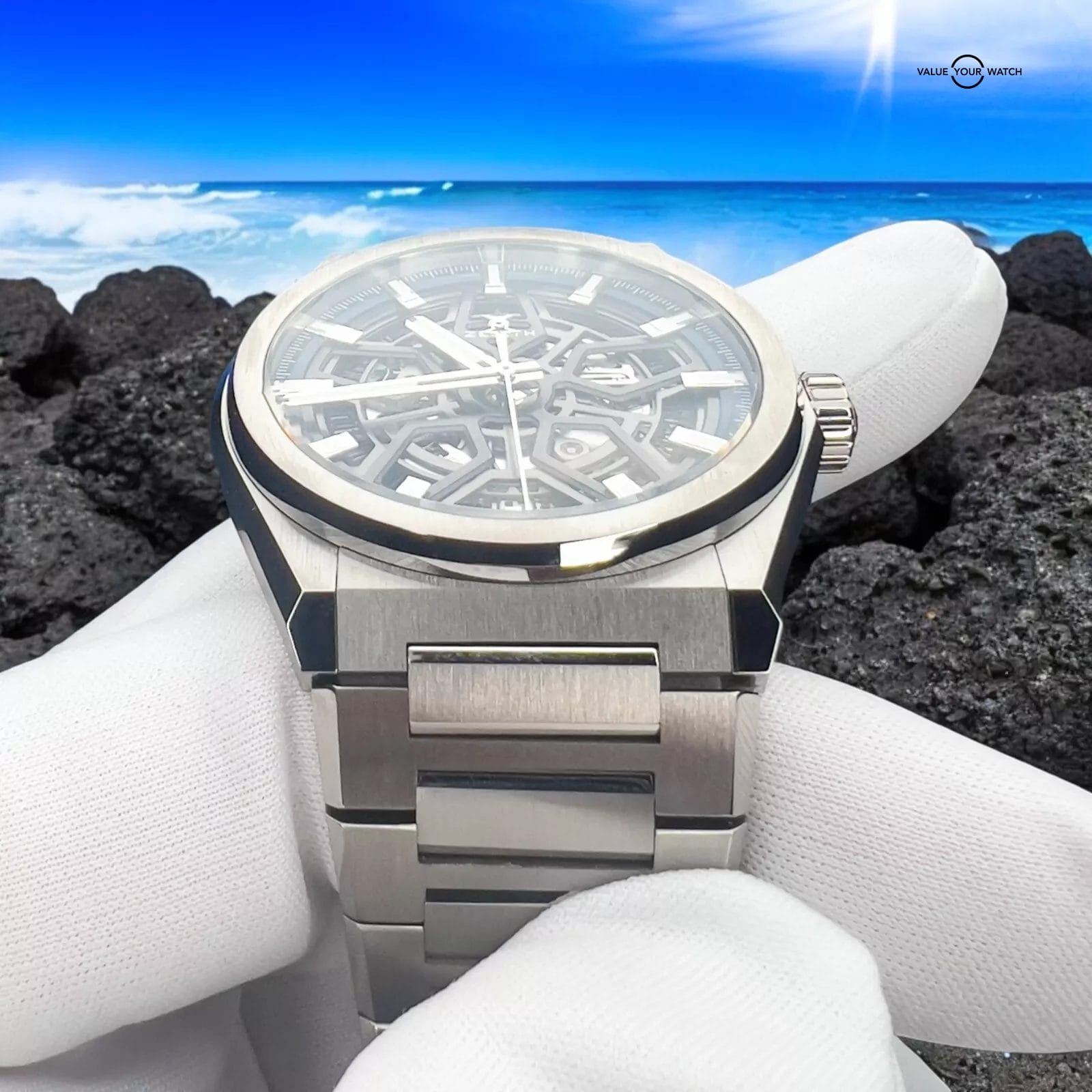 Zenith Defy Classic Titanium Skeleton Dial Men's Watch - 95.9000.670/78.M9000 - Image 13