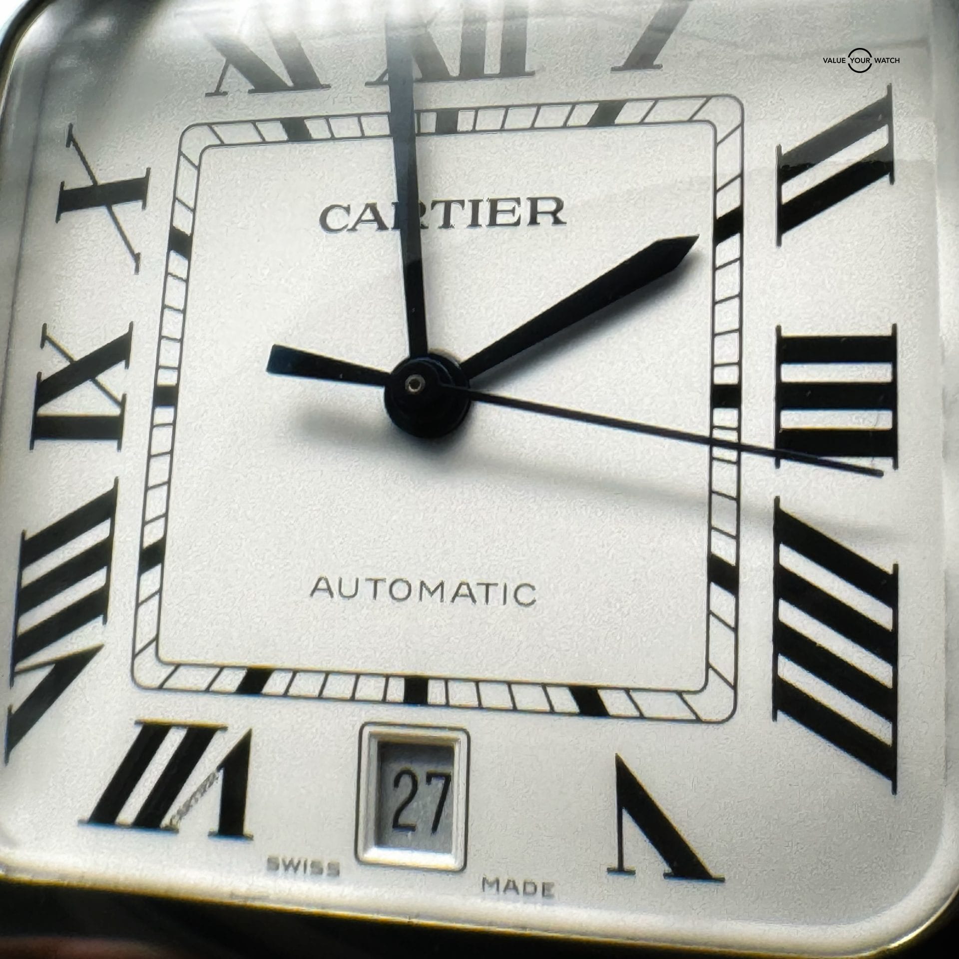 2022 Cartier Santos Large White Dail WSSA0018 Complete Set Box&Papers - Image 6