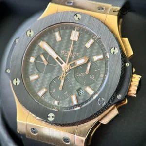 Hublot Big Bang Evolution Rose Gold Full Set &#8211; Carbon Fiber Dial, Ceramic Bezel