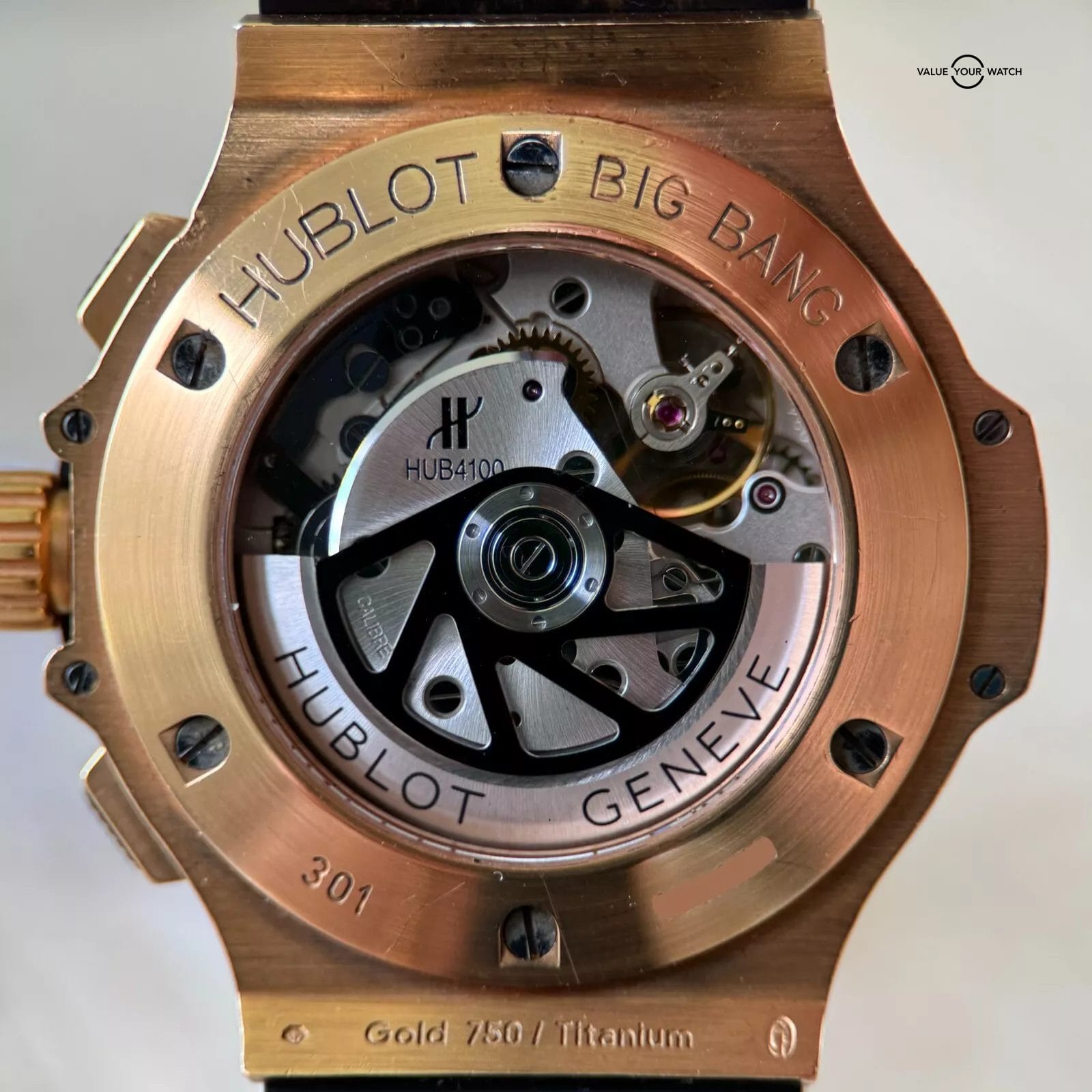 Hublot Big Bang Evolution Rose Gold Full Set - Carbon Fiber Dial, Ceramic Bezel - Image 6