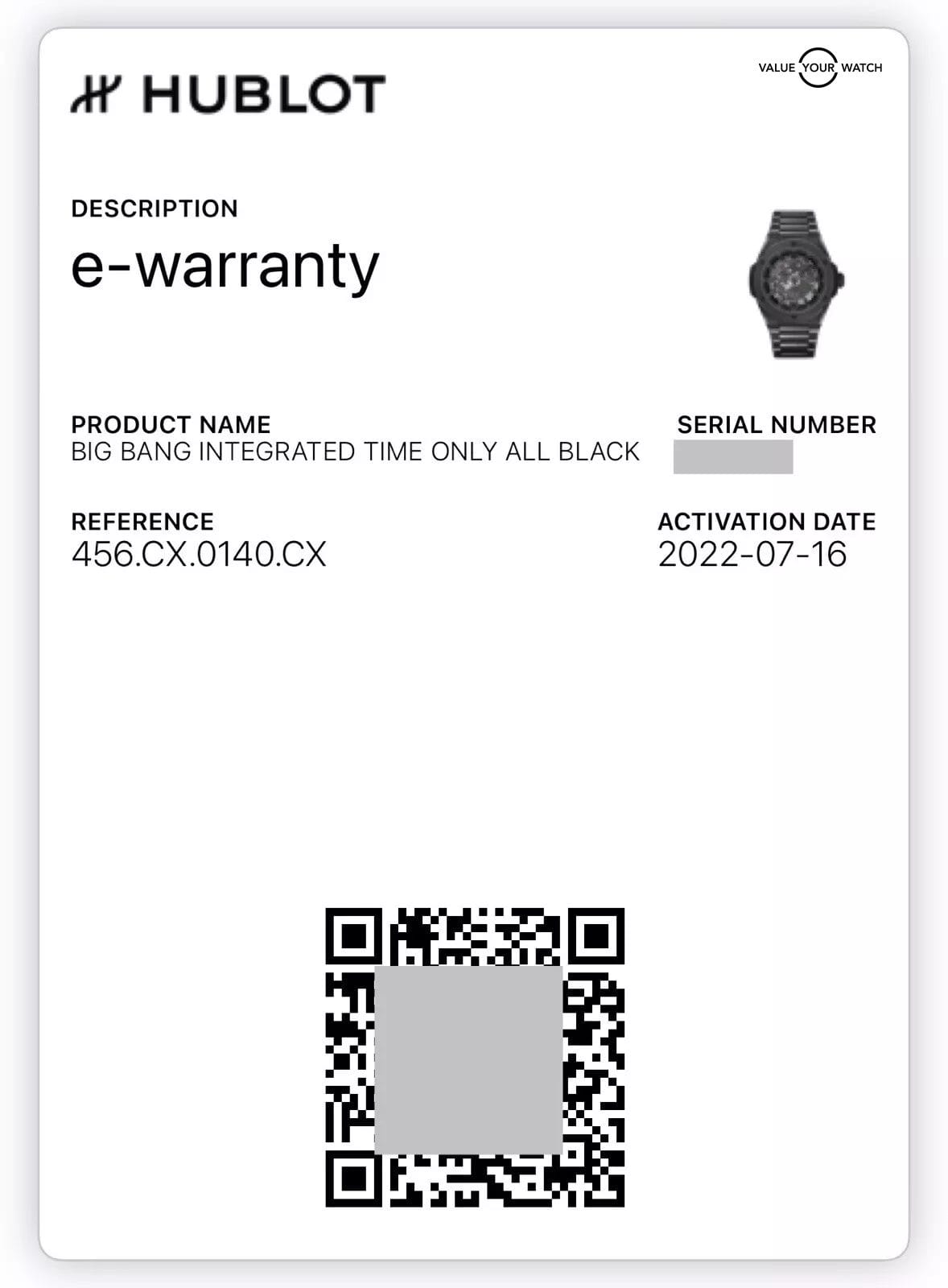 Hublot Big Bang Integrated Time Only “All Black” Limited Edition Full Set - Image 3