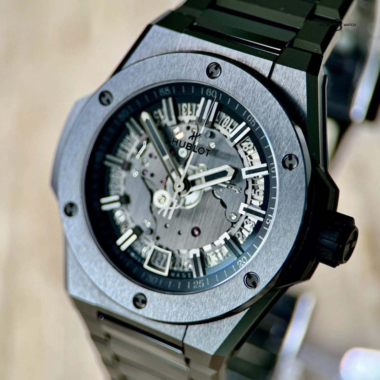 Hublot Big Bang Integrated Time Only “All Black” Limited Edition Full Set - Image 9