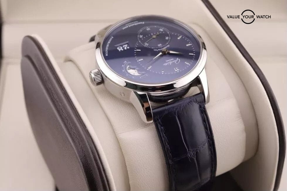 Glashutte PanoMaticLunar Automatic Blue Dial Men's Watch 1-90-02-46-32-01 - Image 14