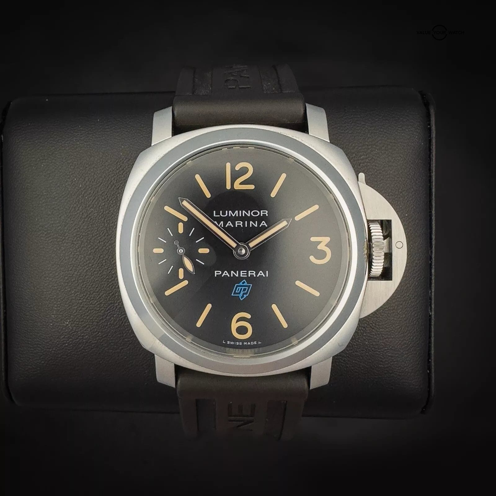 Panerai Luminor Marina Blue Logo Acciaio PAM00631 Complete Set 44mm Extra Straps - Image 5