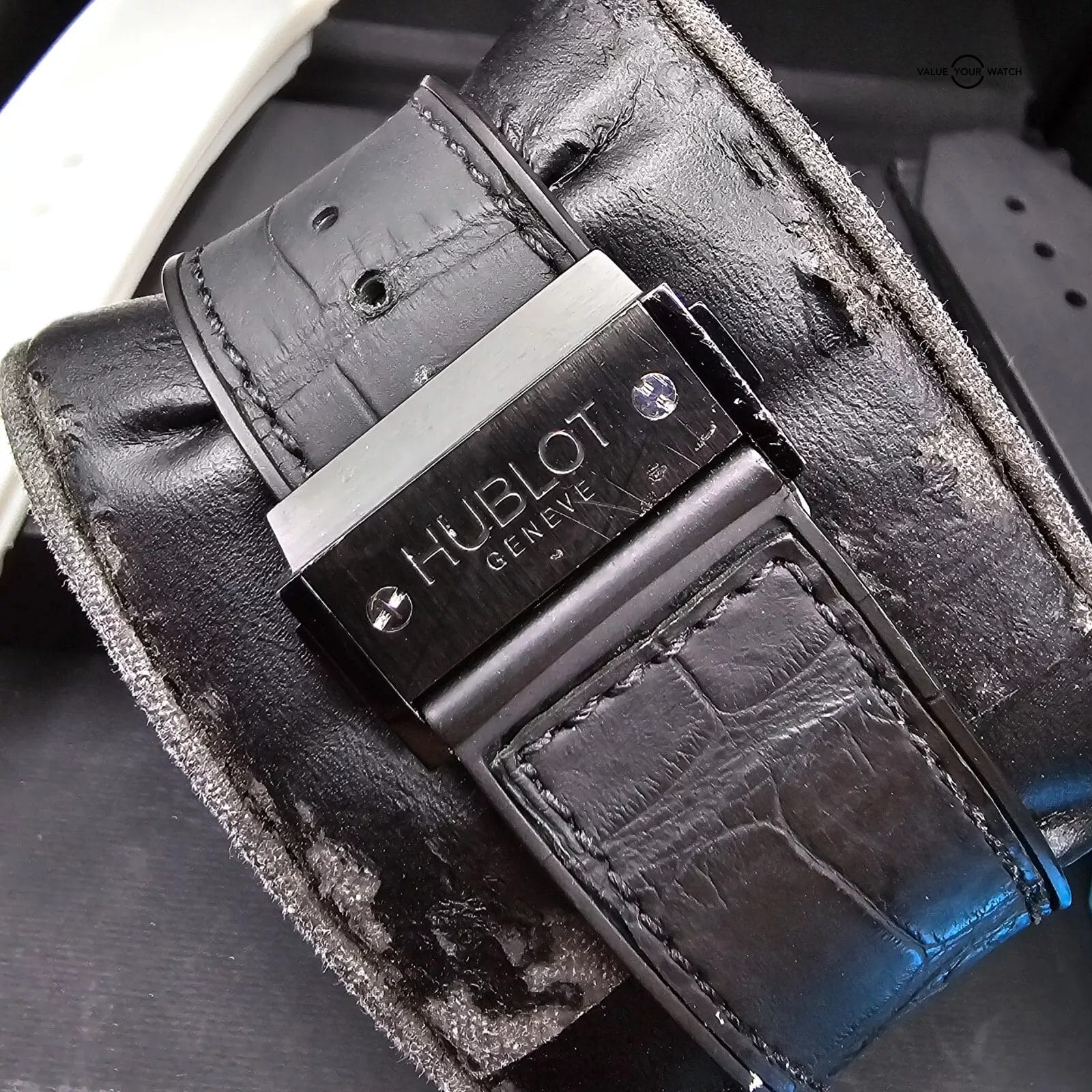 Hublot Big Bang Black Ceramic Chronograph 44mm, Full Set W Extra Straps! - Image 4