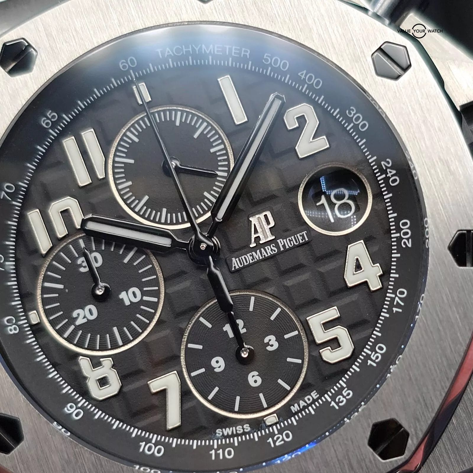 Audemars Piguet Royal Oak Offshore Men's Black Watch - 26470ST.OO.A028CR.01 - Image 4