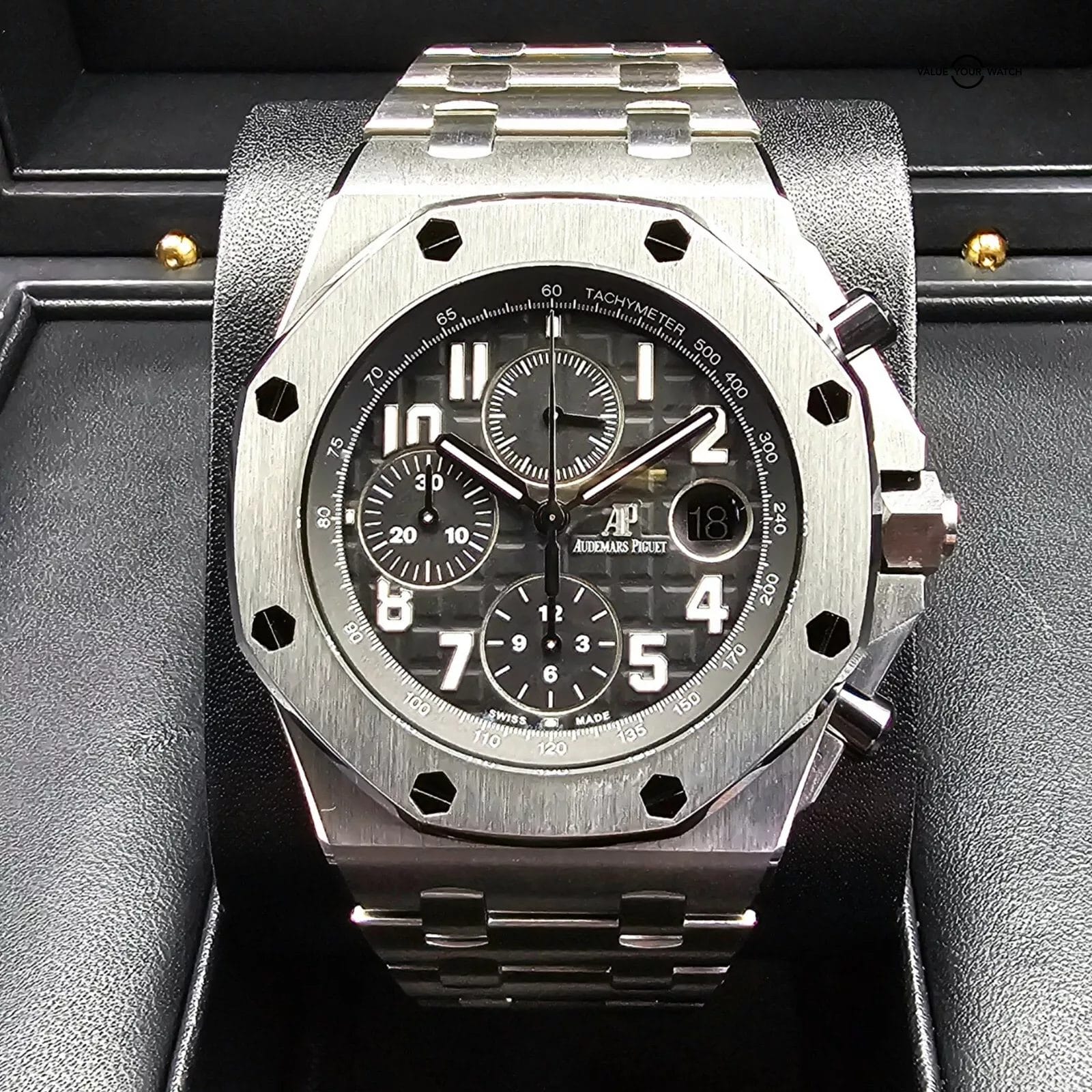 Audemars Piguet Royal Oak Offshore Men's Black Watch - 26470ST.OO.A028CR.01 - Image 8