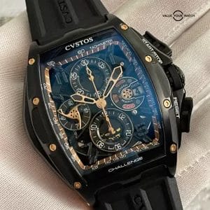 Chronograph S Black Steel Gold 41mm Skeleton – B00107.4102005 – BRAND NEW 2023