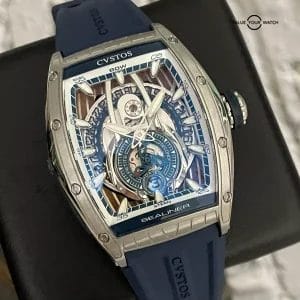 CVSTOS Sealiner PS Steel 41mm Skeleton Navy Blue – C00103.4106001-BRAND NEW ’23