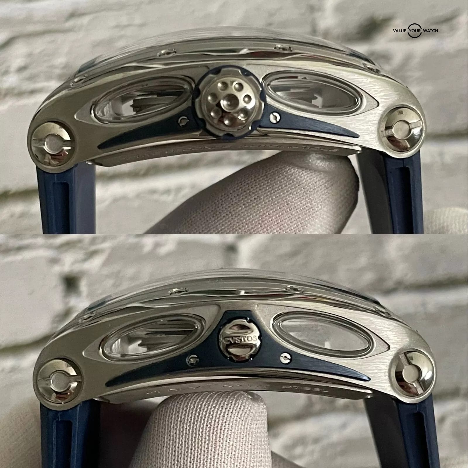 CVSTOS Sealiner PS Steel 41mm Skeleton Navy Blue - C00103.4106001-BRAND NEW '23 - Image 9