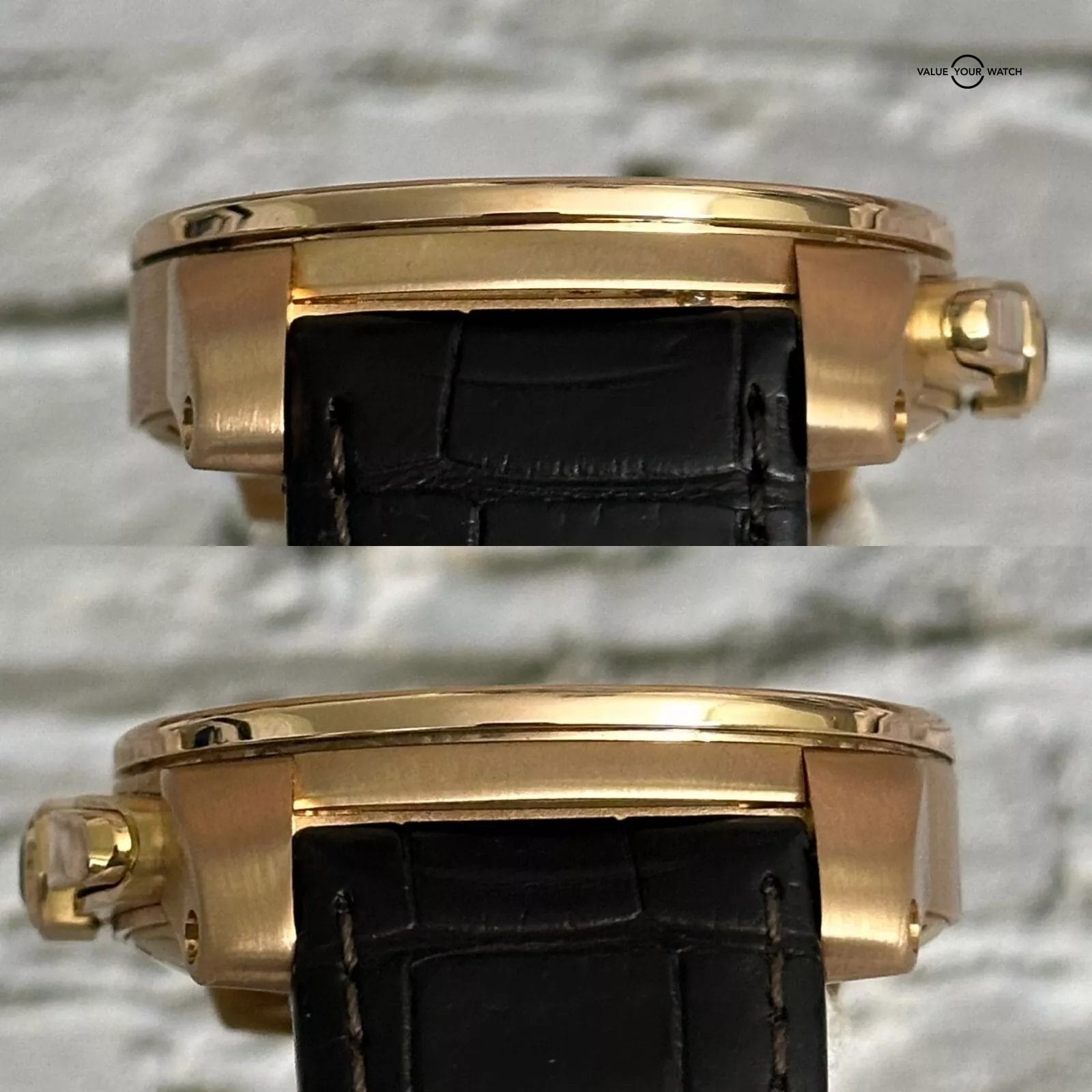 Cartier Calibre De Cartier Chronograph 18k Rose Gold Alligator 42mm W7100044 - Image 8