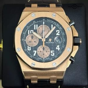 2021 Audemars Piguet Royal Oak Offshore Chrono 42mm AP Half Brick Black 26470or