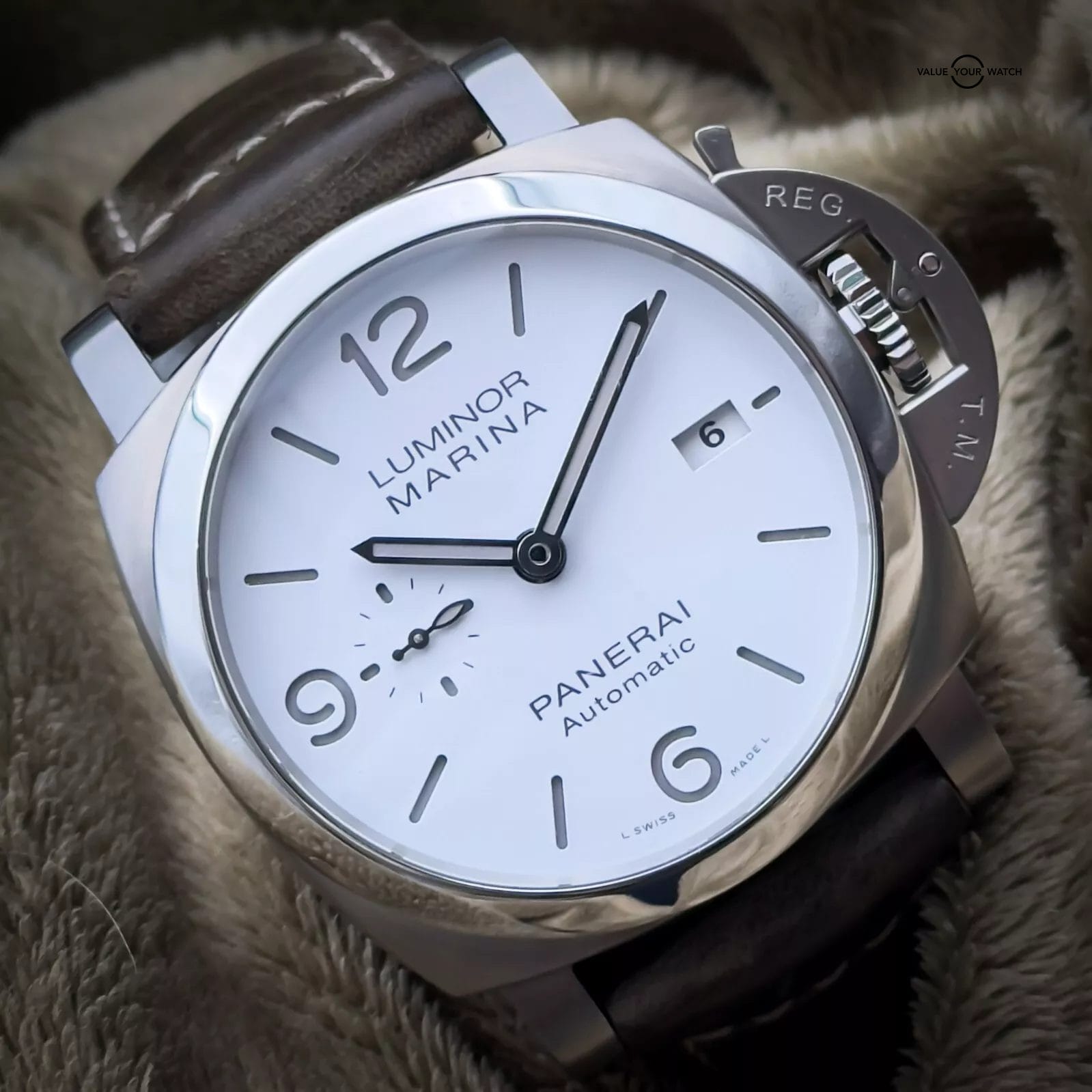 Panerai Luminor Marina 1950 3 Days Steel 44mm White Dial PAM01314 PAM 1314