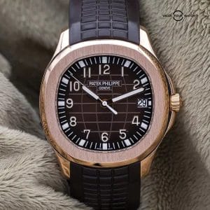 Patek Philippe Aquanaut 5167r-001 40mm Rose Gold Brown Dial Full Set