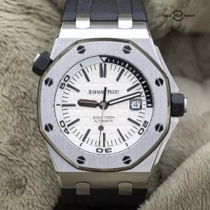 Audemars Piguet Royal Oak Offshore Diver 42mm White AP 15710ST.OO.A002CA.02