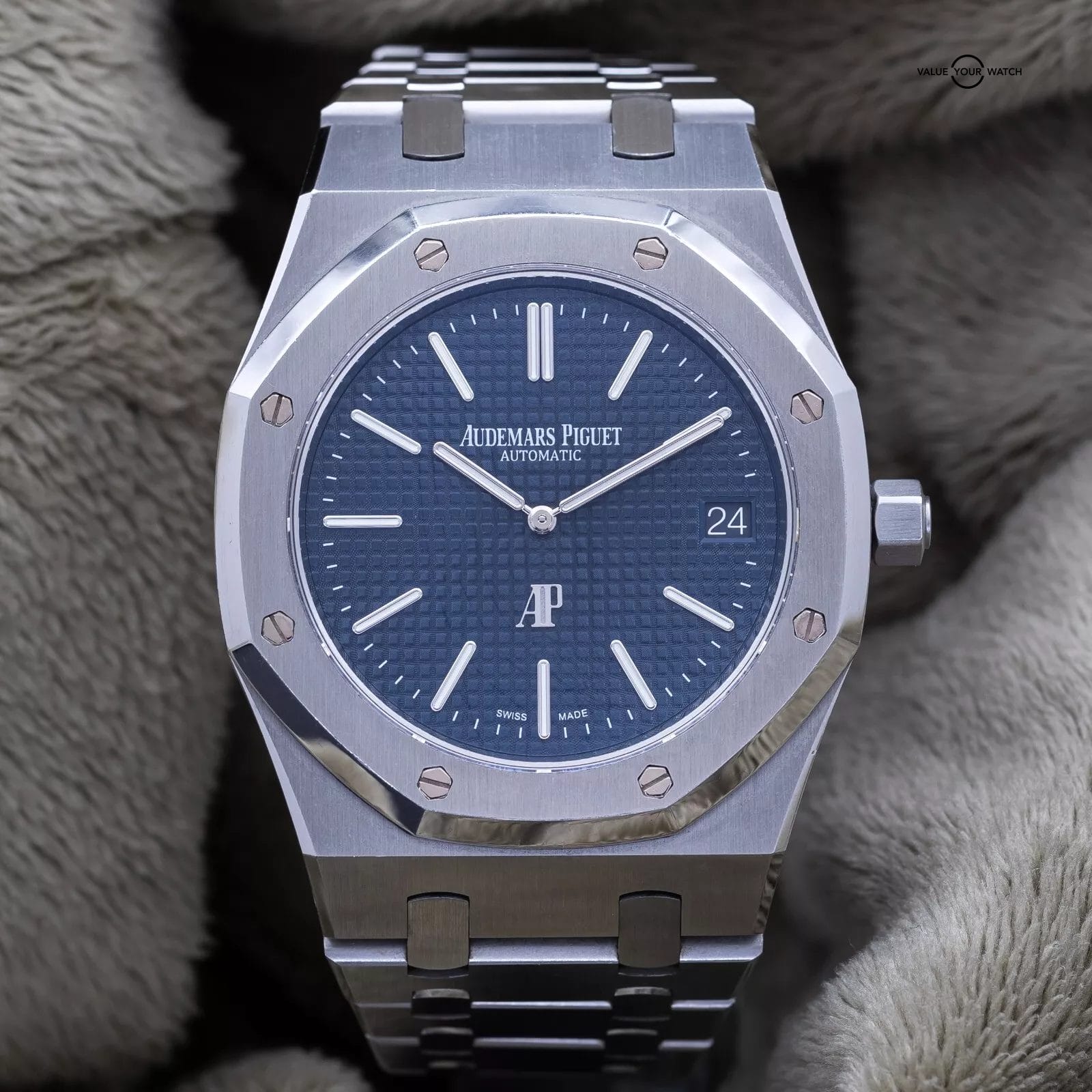 Audemars Piguet Royal Oak Jumbo Ultra-Thin Blue Dial 39 Stainless Steel 15202st
