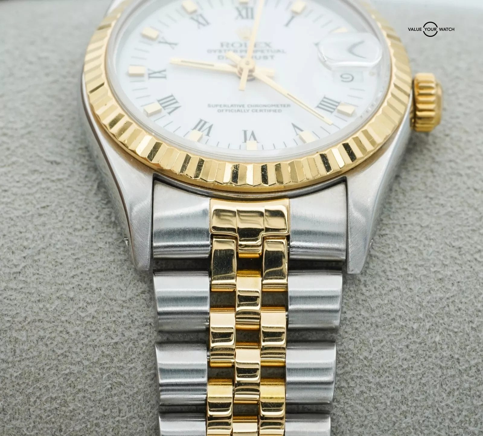 Rolex Datejust 31mm Two Tone Midsize 68273 White Dial with BOXES! - Image 5